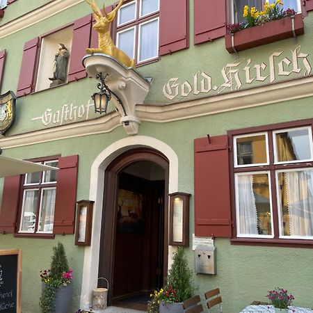 Goldner Hirsch Hotell Dinkelsbühl Eksteriør bilde